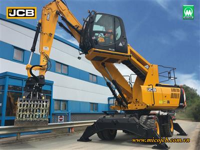 Các dòng máy xúc đào bánh lốp JCB