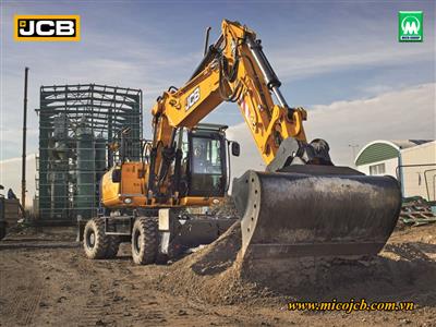 Các dòng máy xúc đào bánh lốp JCB