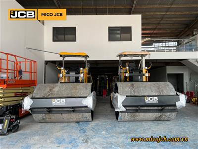 Nhập lô xe lu rung JCB 116D VIBROMAX có mái che