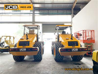 Nhập lô xe lu rung JCB 116D VIBROMAX có mái che