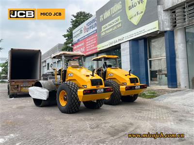 Nhập lô xe lu rung JCB 116D VIBROMAX có mái che